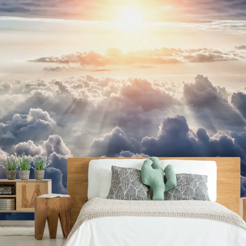 Laatste Versie Behang 'Walk in the Clouds'