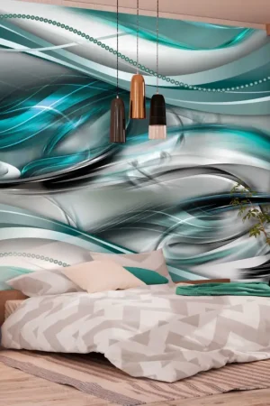 Behang 'Tunnels (Green)' Favoriet