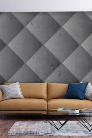 Aanbieding Behang 'Concrete Geometry - Second Variant'