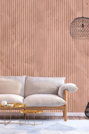 Behang 'Pink Reed' Populair