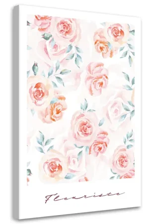 Gratis Retour Canvas Poster 'Fleuriste'