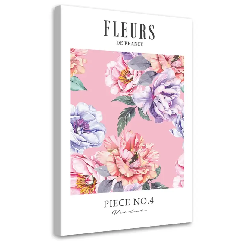 Laatste Kans Canvas Poster 'Fleurs de France'