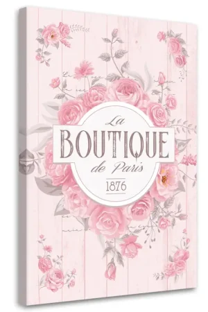 Canvas Poster 'La Boutique de Paris 1876' Aanbieding