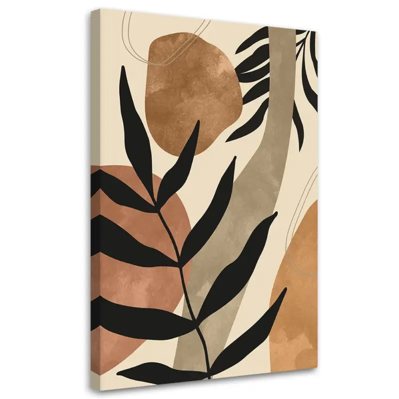 Korting Canvas Poster 'Botanical Leaf Pattern 2'