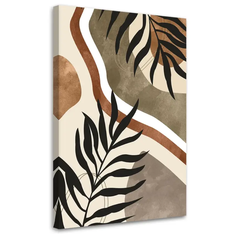 Must-Have Canvas Poster 'Botanical Leaf Pattern 1'