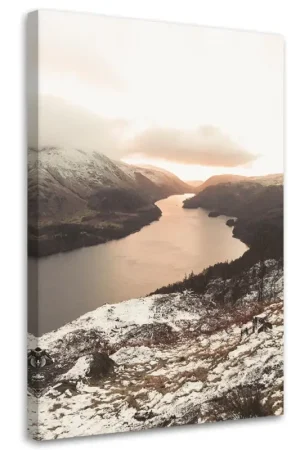 Aanbieding Canvas Poster 'Serene Lake 1'
