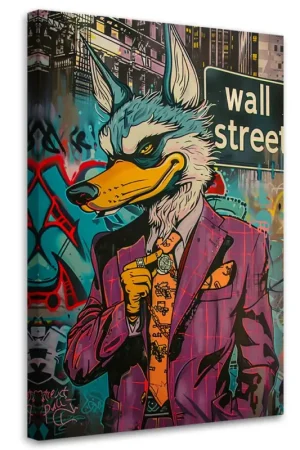 Canvas Poster 'Urban Hare Majesty 3' Beperkt Aanbod
