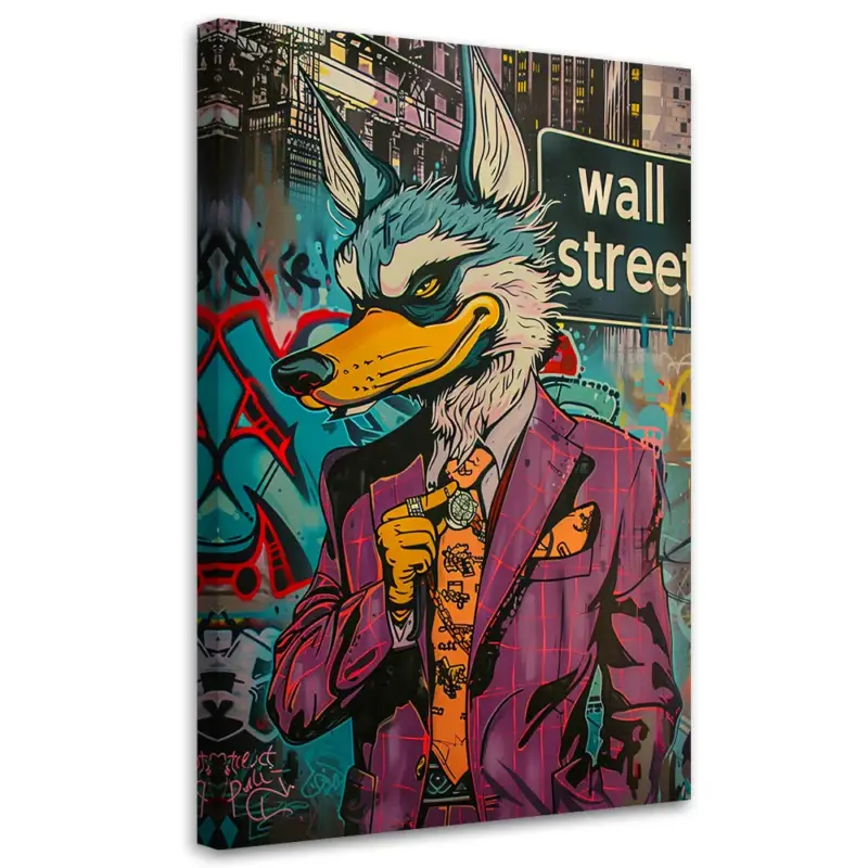 Canvas Poster 'Urban Hare Majesty 3' Beperkt Aanbod