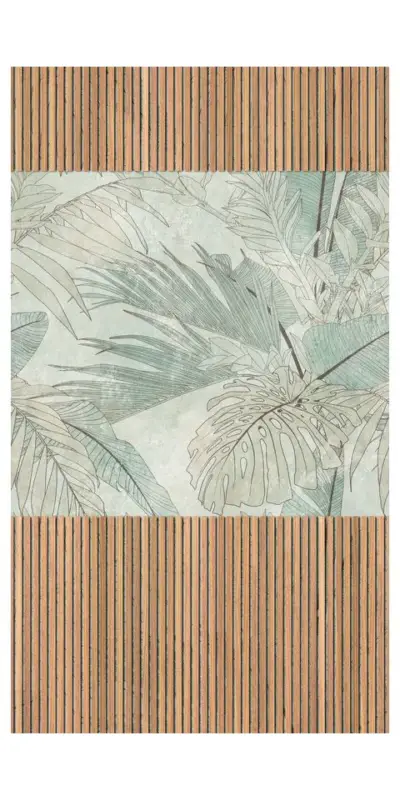 Behang 'Tropical Oasis' 159x280cm Premium