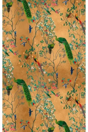 Actieprijs Behang 'Leafy Trails' 159x280cm