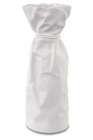 Weekendaanbieding Porseleinen vaas 'Sculpted Pouch' van Goebel 11x30x11,5cm