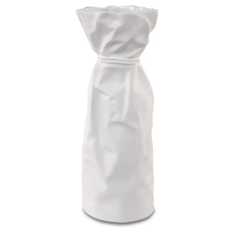 Weekendaanbieding Porseleinen vaas 'Sculpted Pouch' van Goebel 11x30x11,5cm