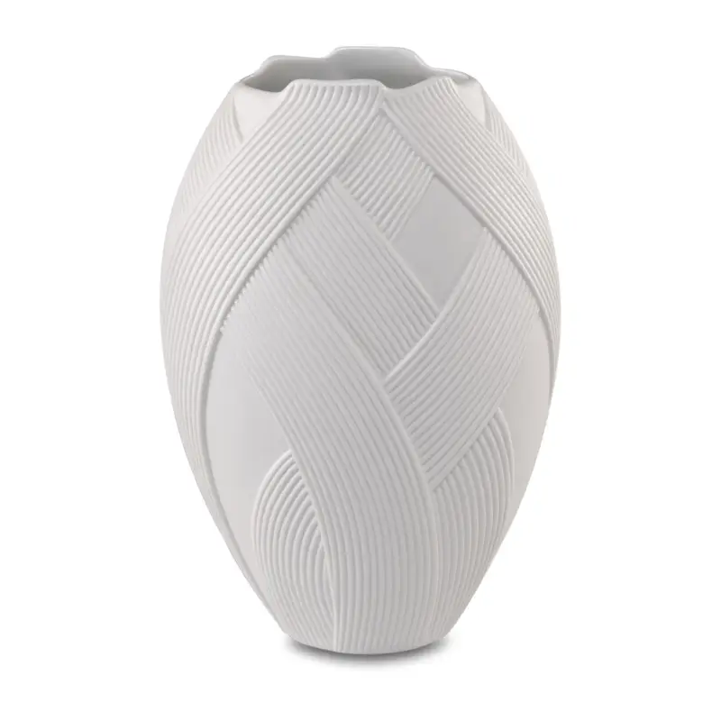 Superprijs Porseleinen vaas 'Interlace Essence' van Goebel 15x22,5x15cm