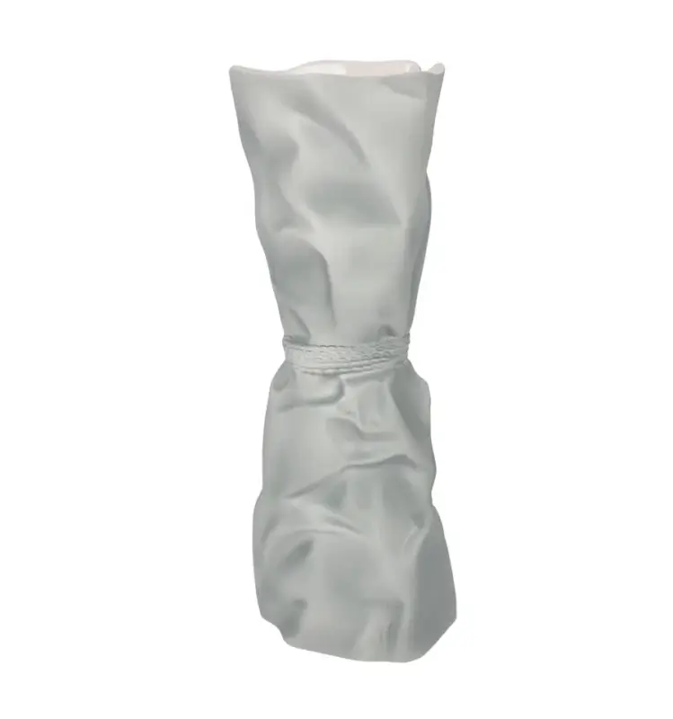 Porseleinen vaas 'Soft Drapes' van Goebel 9,5x25x10cm Actieprijs