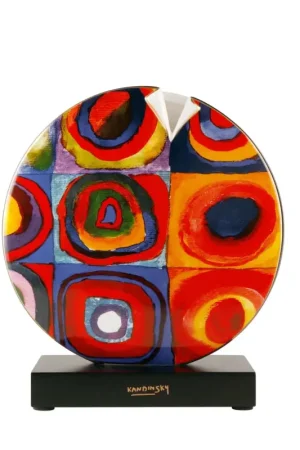 Gecertificeerd Porseleinen vaas 'Kandinsky’s Vision' van Wassily Kandinsky 6x22,5x21cm