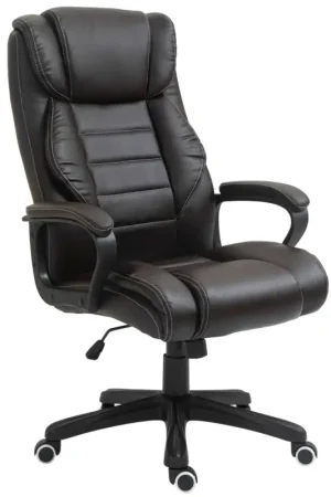 Nancy's Madesimo Massage Bureaustoelen - Massage Kantoorstoel - Verstelbaar - Bruin - Kunstleer Lage Prijs