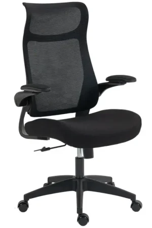 Nancy's Palmoli Bureaustoel - Computerstoel - Kantoorstoel - Ergonomisch - 3D Armleuningen -Zwart Tijdelijk Beschikbaar