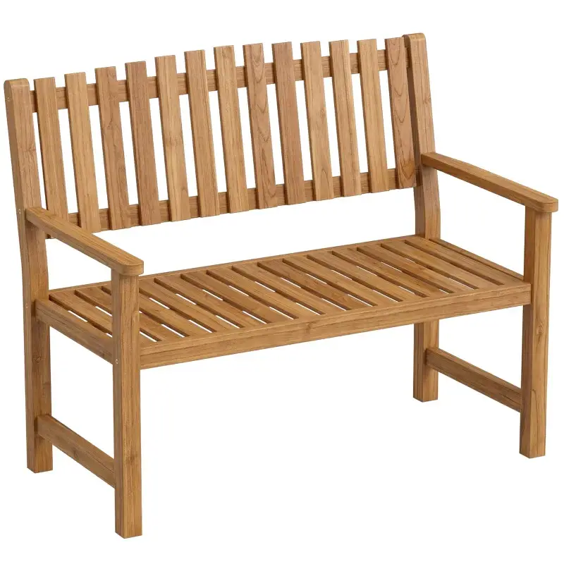 Fabrieksprijs Nancy's Saltino Tuinbank - Parkbank - Bank voor buiten - Acaciahout - ± 110 x 65 x 90 cm