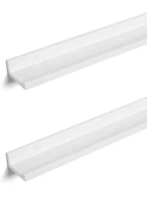 Tweedekans Nancy's Wamanda Wandplank -Zwevende planken - Set Van 2 - Wit - 60 x 10 x 5 cm Hoge Kwaliteit