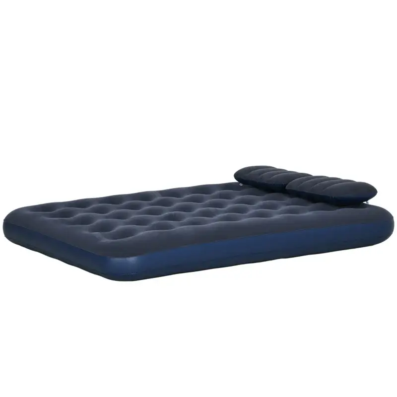 Nancy's Solarolo Luchtbed - 2-Persoons - Met Handpomp - Blauw - ± 205 x 150 x 20 cm Direct Verzonden