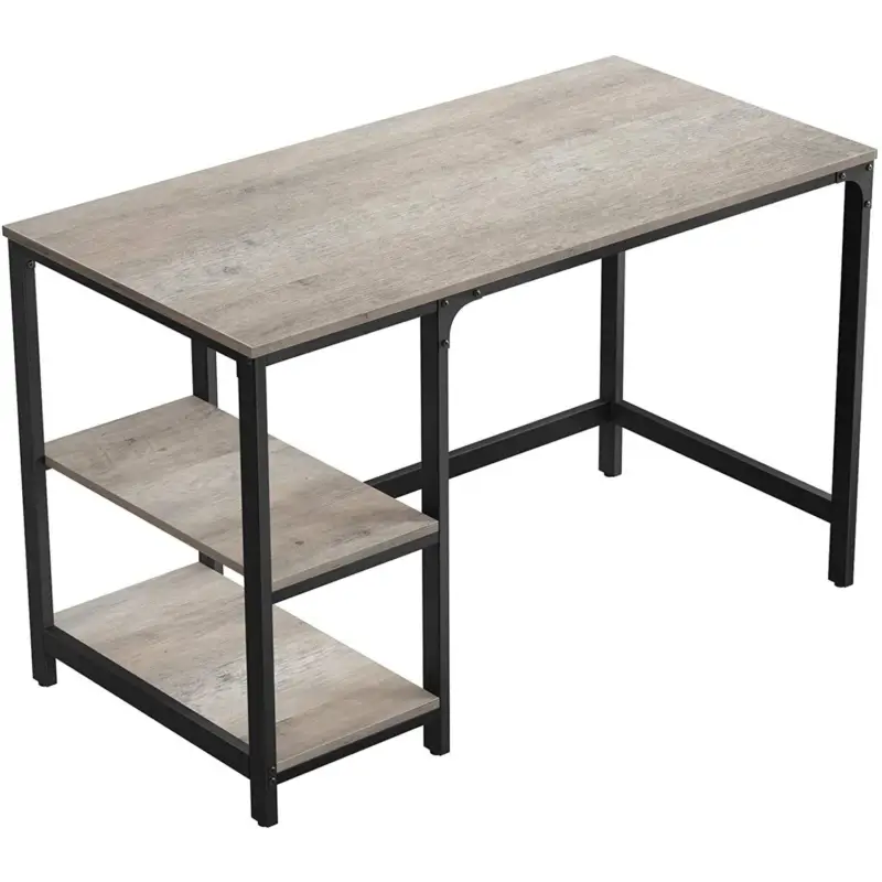 Nancy's Runada Bureau - Computertafel - Kantoortafel - Grijs / Zwart - 50 x 100 x 75 cm Seizoensaanbieding
