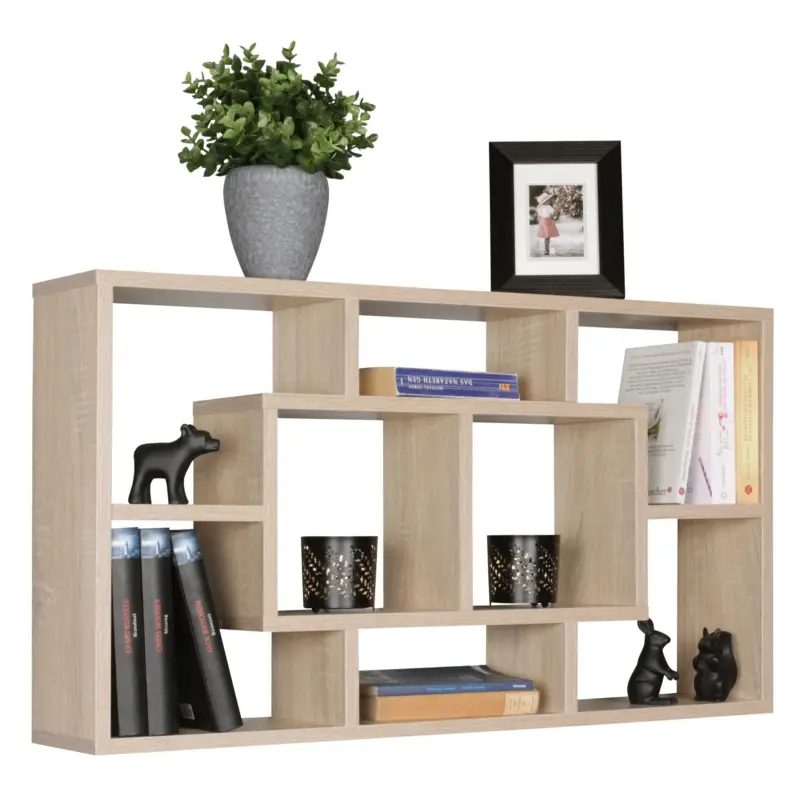 Tijdelijk Beschikbaar Nancy's Maryville Wandbox -Wandkast - Vakkenkast - Decoratieplank - ± 85 x 50 x 15 cm