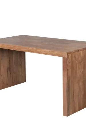 Nancy's Idabel Bureau - Werktafel - Massief Acacia - Hout - 160 x 80 x 76 cm - Kantoortafel - Bruin Betaalbaar