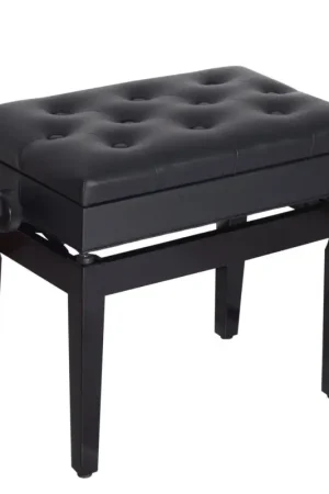 Nancy's Sandy Lane Pianokruk - Krukje - Verstelbaar - Ingebouwd Opbergvak - Zwart Shop Nu