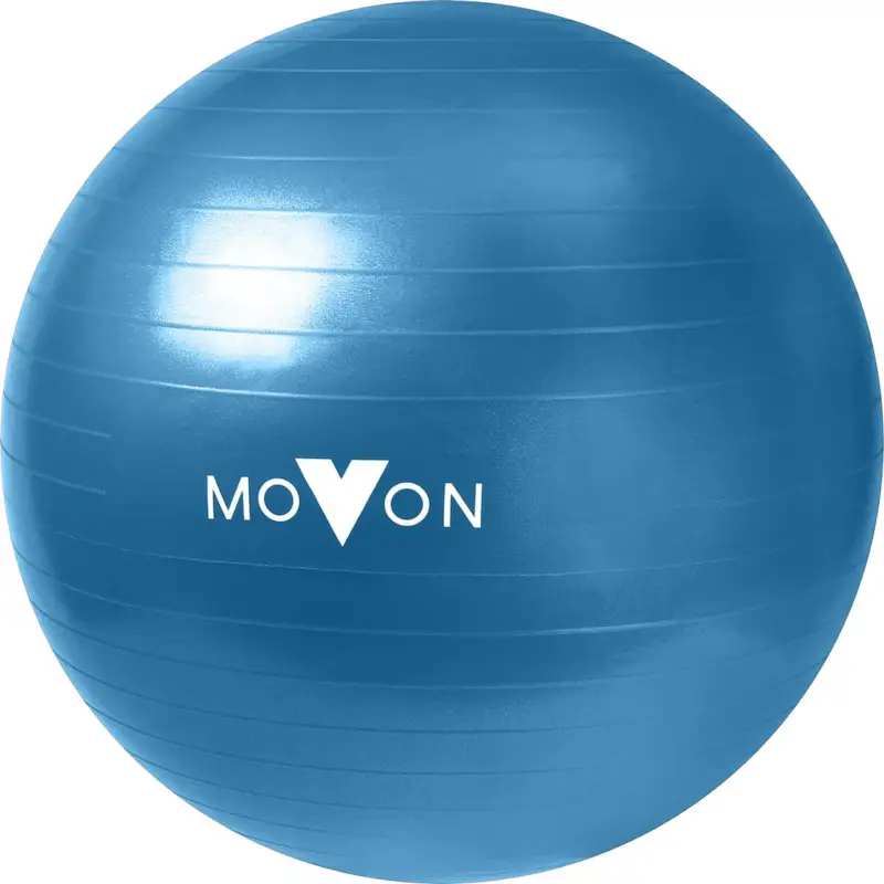Goedkoop MOVON Anti Burst Gymbal Yoga bal Balansbal 55 cm Blauw