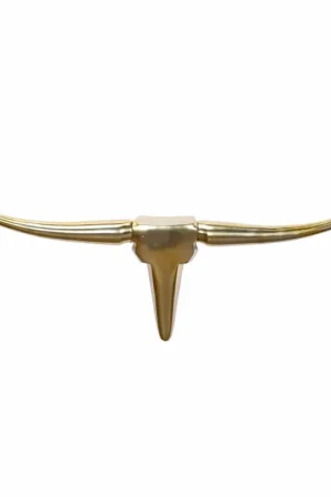 Betaalbaar Nancy's Stierengewei Decoratie - Wanddecoratie - Muurdecoratie - Goud - Aluminium - 100 x 40 cm