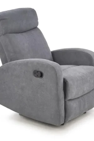 Relaxfauteuil Oslo1 Grijs Stof incl. handmatig Verstelbare ligfunctie Veilige Betaling