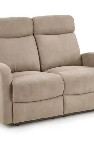 Relaxbank Oslo2 Beige Stof 2-persoons incl. handmatig Verstelbare ligfunctie Lage Kosten