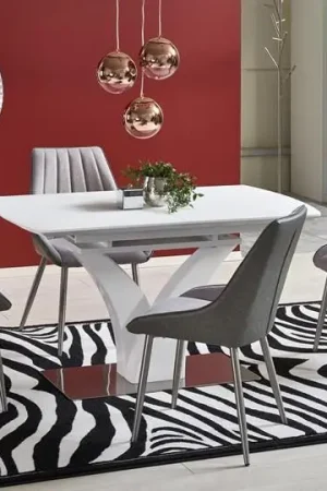 Koop Vandaag Eettafel Palermo Wit 140-180cm uitschuifbaar