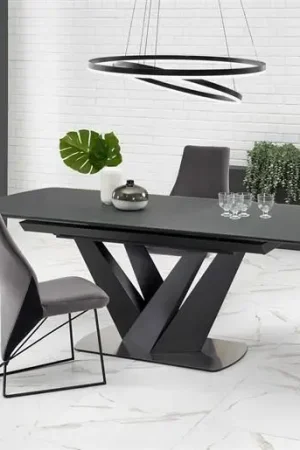 Eettafel Patrizio Donker Grijs 160-200cm uitschuifbaar Flitsaanbieding
