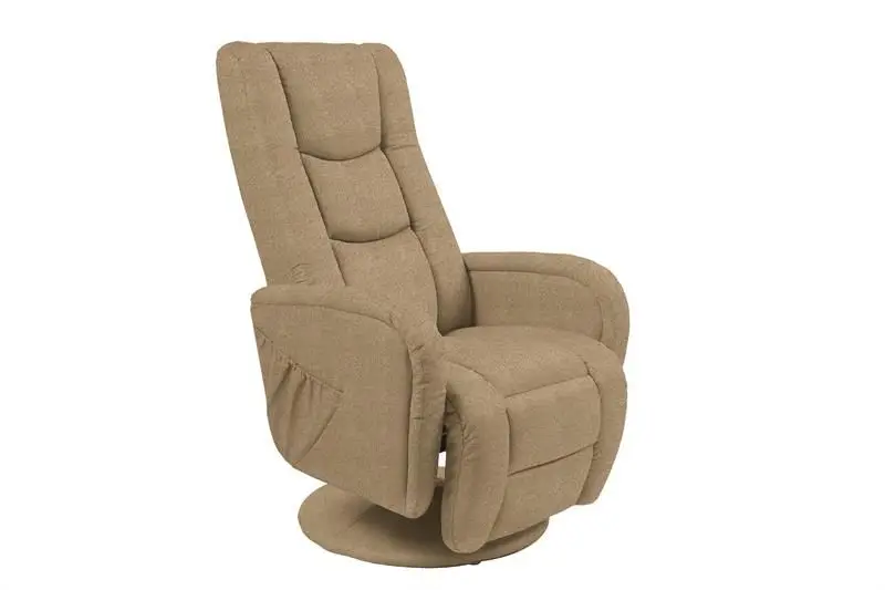 Must-Have Relaxfauteuil Pulsar2 Beige Stof Verstelbaar met Massage functie