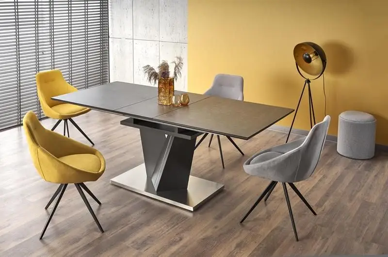 Eettafel Salvador Donker Grijs 160-200cm uitschuifbaar Uitverkoop