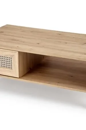 Salontafel Borneo Eiken Bruin 120x60cm Flitsaanbieding