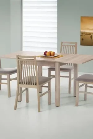 Tijdelijk Beschikbaar Eettafel Gracjan Sonoma Eiken 80-160cm uitschuifbaar