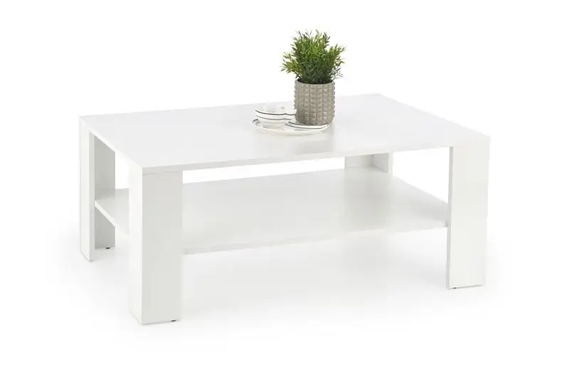 Salontafel Kwadro Wit 110cm met opbergvak Meest Verkocht