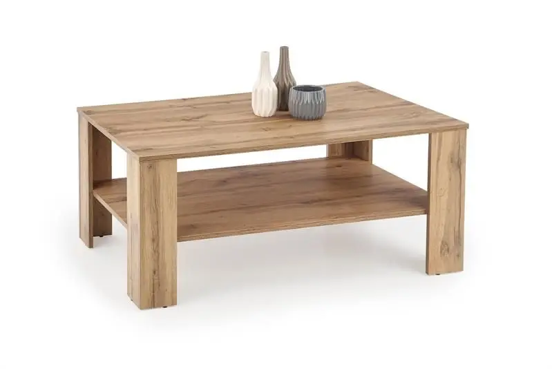 Salontafel Kwadro Bruin Eiken 110cm met opbergvak Wotan Dagaanbieding