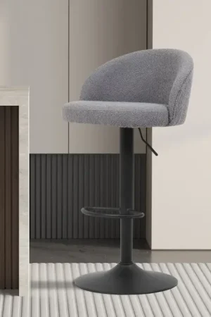 Barkruk Arda Lichtgrijs - RF5625-3 Weekendaanbieding