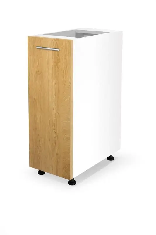 Meest Verkocht Onderkast keuken 30cm breed Bruin Honing Eiken softclose met handgreep