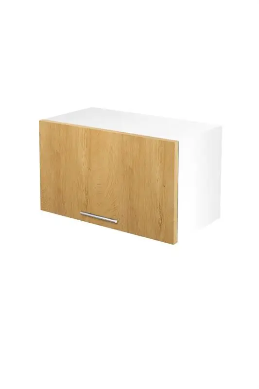 Betrouwbaar Klepkast keuken 60x36cm Bruin Honing Eiken bovenkast met gasveren en handgreep
