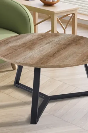 Salontafel Paso 80x80cm Oud Eiken - RD3040-1 Laatste Versie