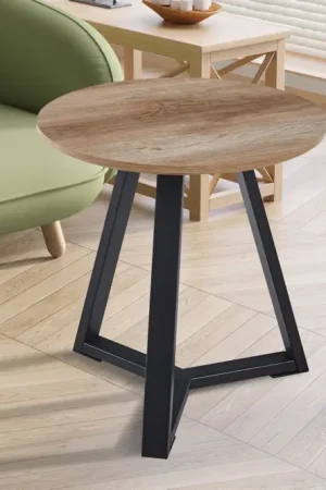 Uitverkoop Bijzettafel Cancun 45cm Oud Eiken - RD3045-1