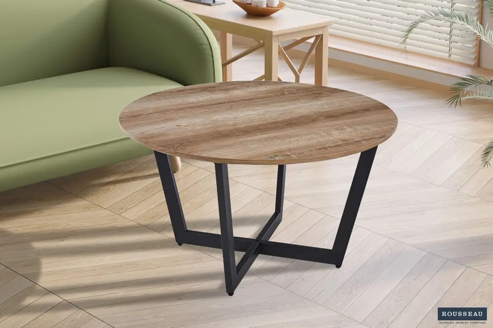 Actieprijs Salontafel Carmen 80x80cm Oud Eiken - RD3050-1