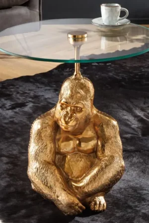 Beste Prijs Bijzettafel Kong Goud 45cm - 43203
