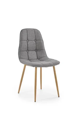 Alleen Vandaag Moderne Eetkamerstoel K316 Grijs Stof
