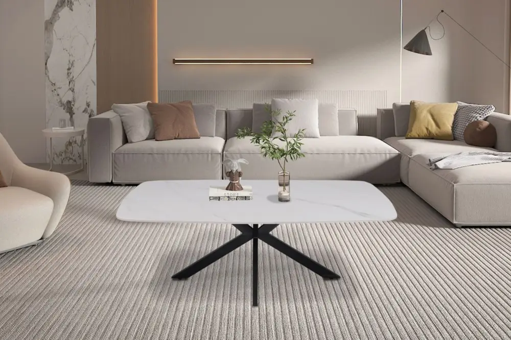 Salontafel Apollo 130cm Wit Marmer - RD3400-1 Must-Have