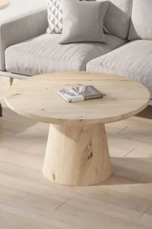 Tijdelijk Beschikbaar Salontafel Lukas 80m Eiken Hout - RD3083-2